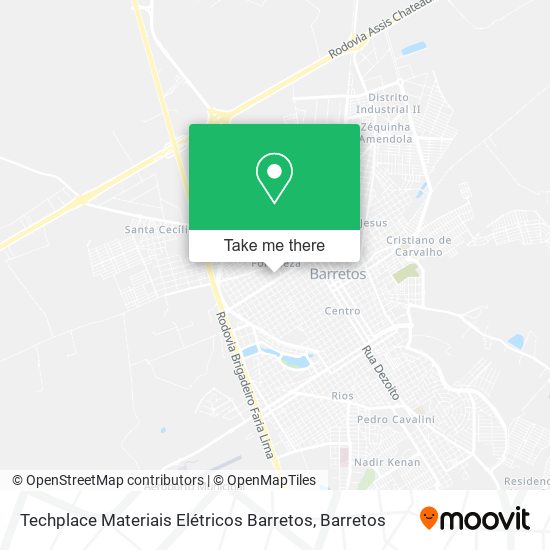 Techplace Materiais Elétricos Barretos map