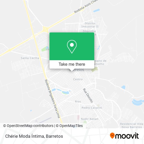 Chérie Moda Íntima map
