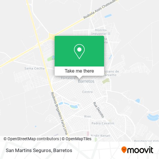 San Martins Seguros map