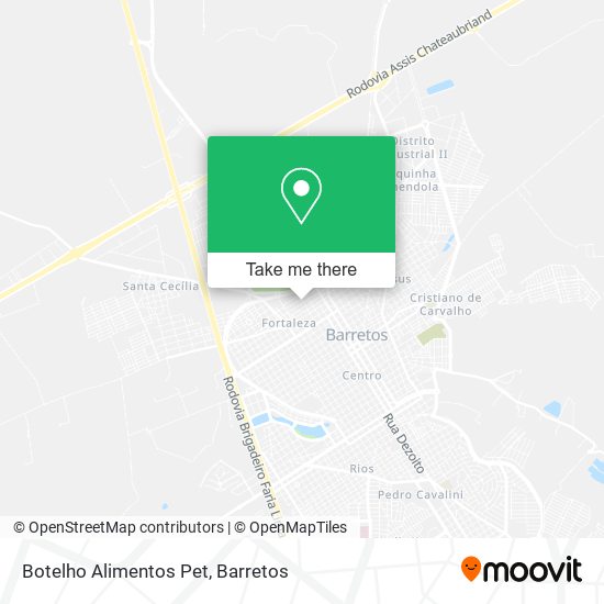 Botelho Alimentos Pet map