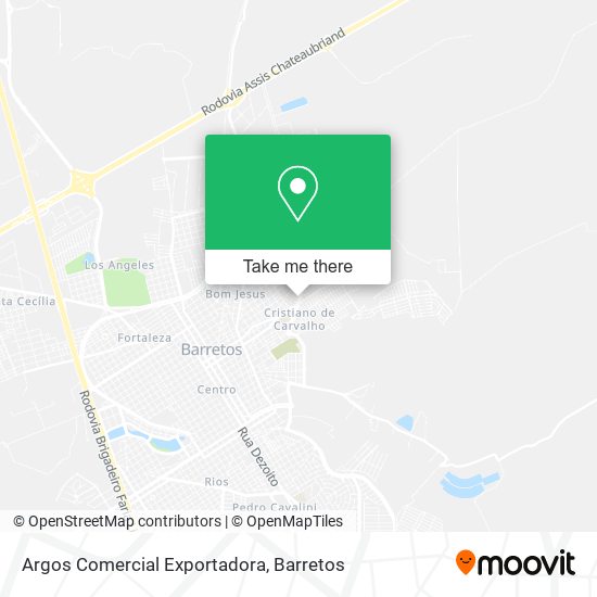 Argos Comercial Exportadora map