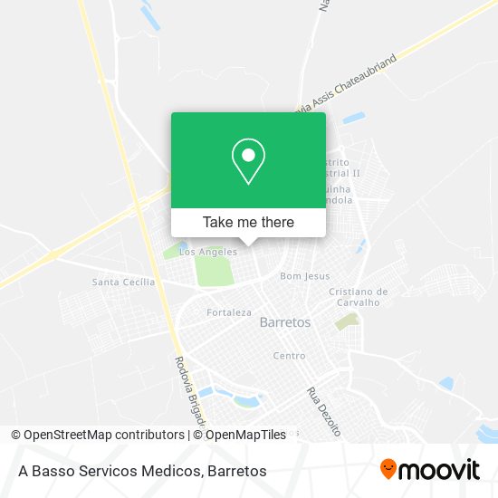 A Basso Servicos Medicos map