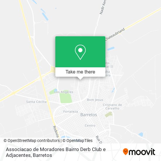 Associacao de Moradores Bairro Derb Club e Adjacentes map