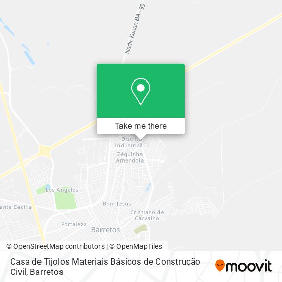 Mapa Casa de Tijolos Materiais Básicos de Construção Civil