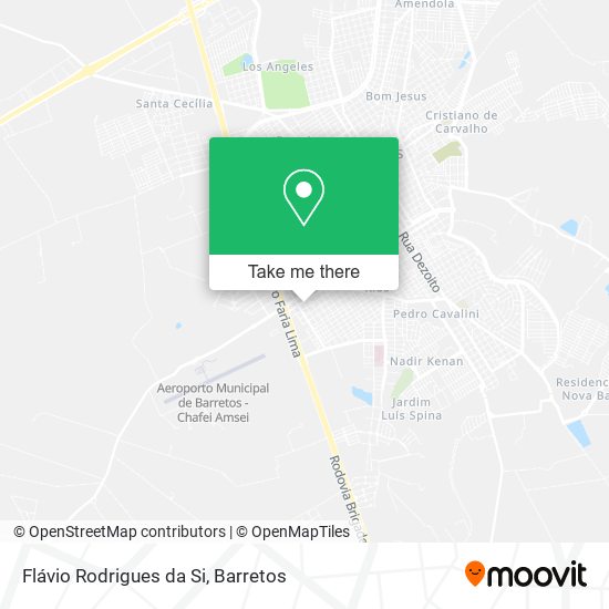 Flávio Rodrigues da Si map