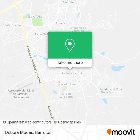 Débora Modas map