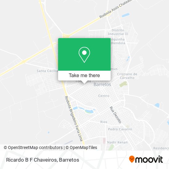 Ricardo B F Chaveiros map