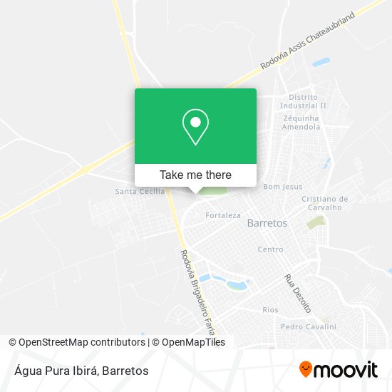 Água Pura Ibirá map