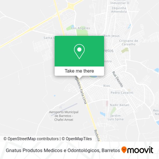 Gnatus Produtos Medicos e Odontológicos map