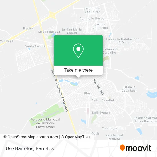 Use Barretos map
