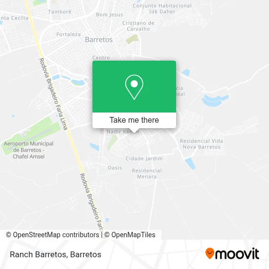 Ranch Barretos map