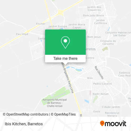 Ibis Kitchen map