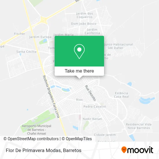 Flor De Primavera Modas map