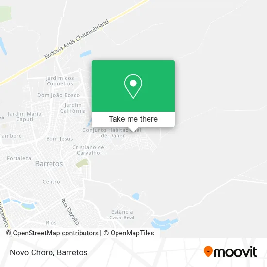 Novo Choro map