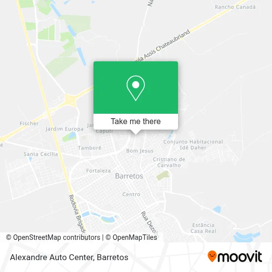 Alexandre Auto Center map