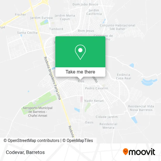 Codevar map