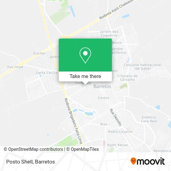 Posto Shell map