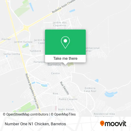 Number One N1 Chicken map