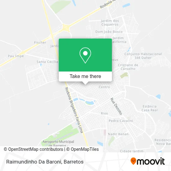 Raimundinho Da Baroni map