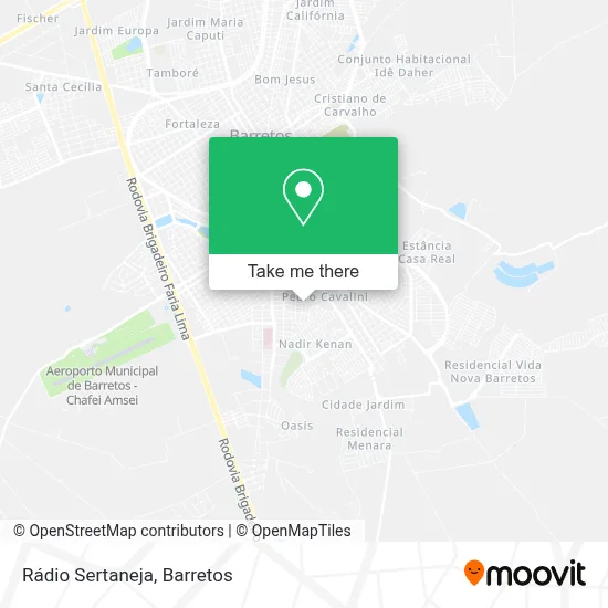 Rádio Sertaneja map
