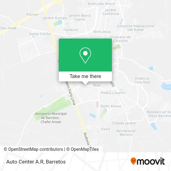 Auto Center A.R map