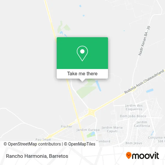 Rancho Harmonia map