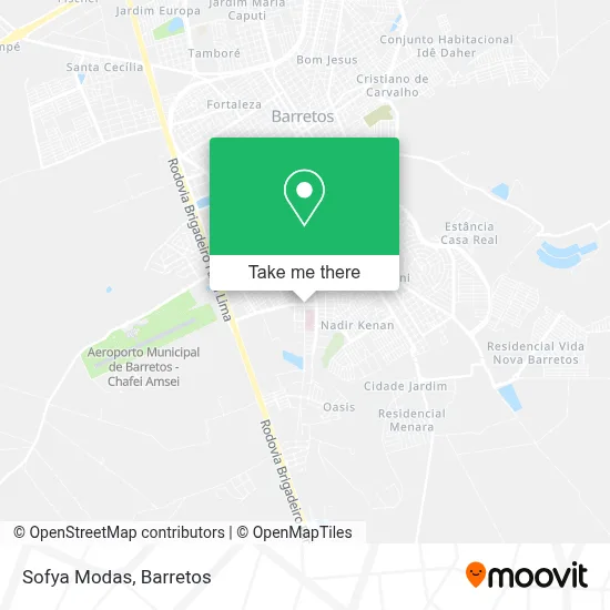 Sofya Modas map