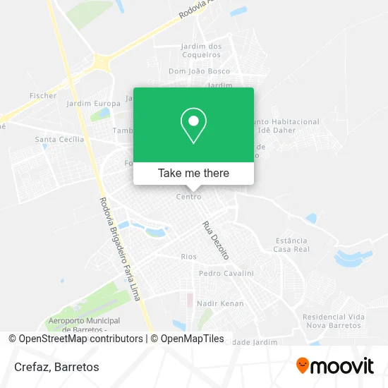Crefaz map