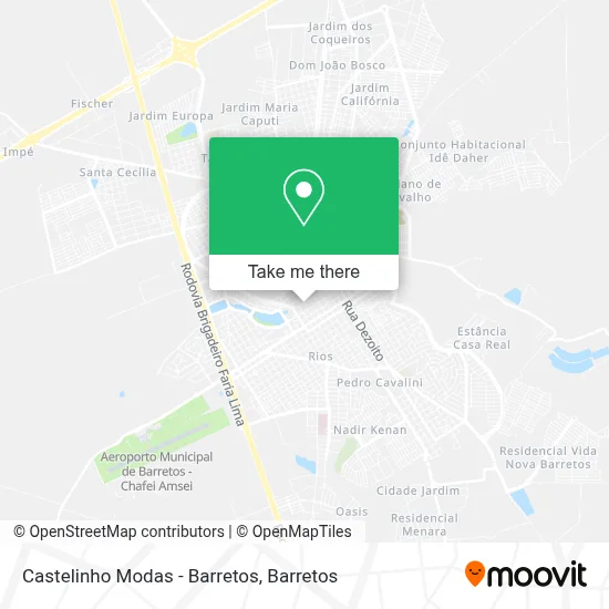 Castelinho Modas - Barretos map