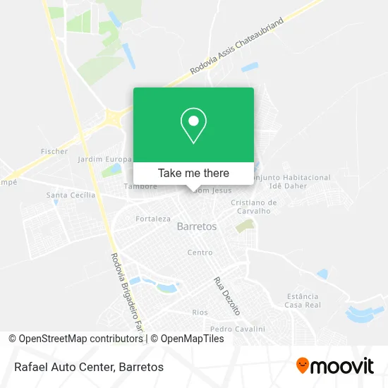 Rafael Auto Center map
