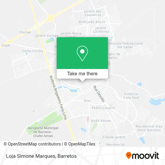 Loja Simone Marques map