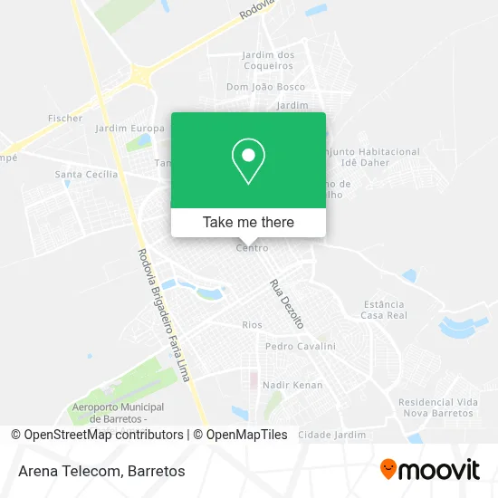 Arena Telecom map