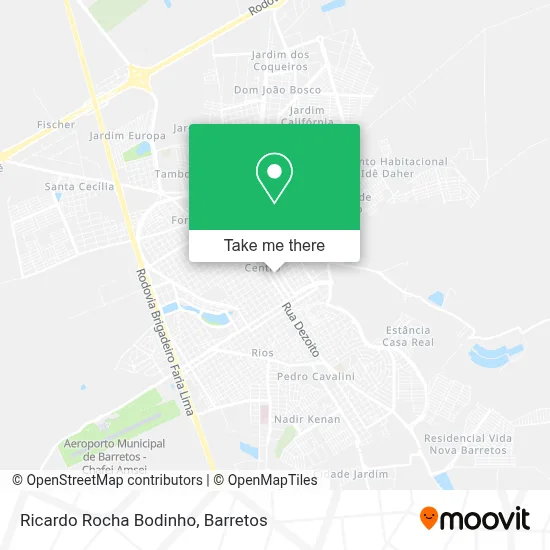 Ricardo Rocha Bodinho map