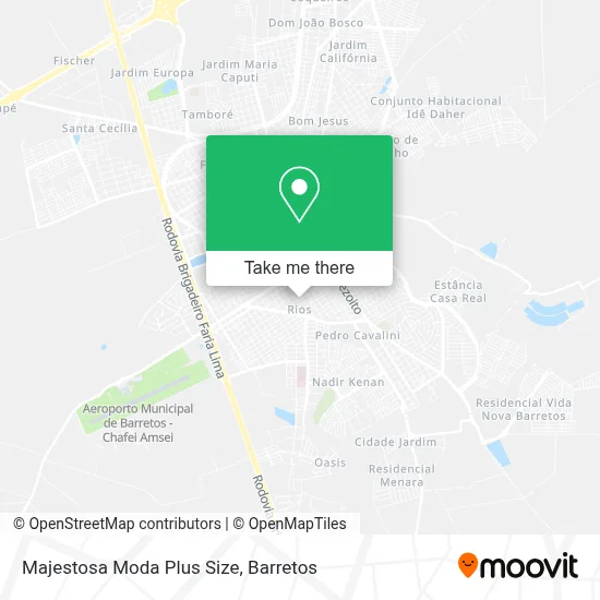 Majestosa Moda Plus Size map
