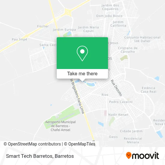 Smart Tech Barretos map