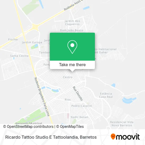 Ricardo Tattoo Studio E Tattoolandia map