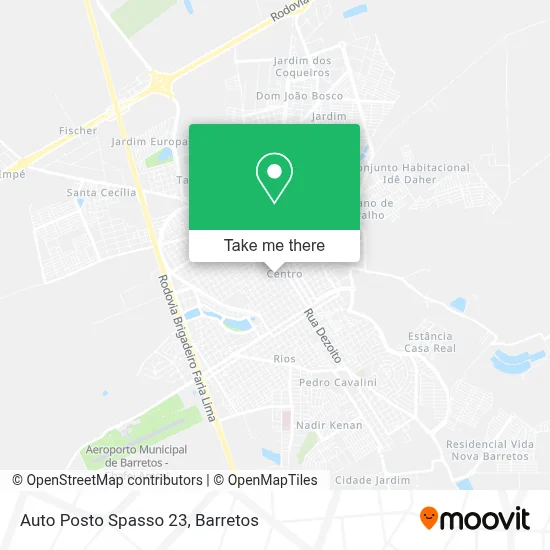 Auto Posto Spasso 23 map