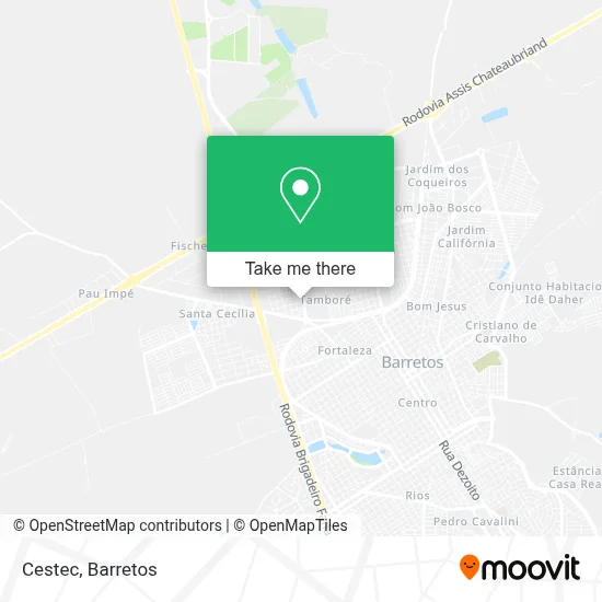 Cestec map