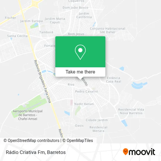 Rádio Criativa Fm map