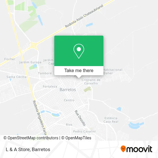 L & A Store map