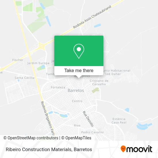 Ribeiro Construction Materials map