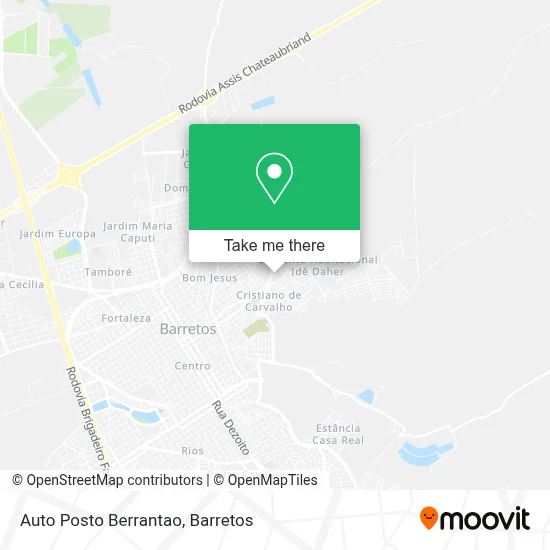 Auto Posto Berrantao map