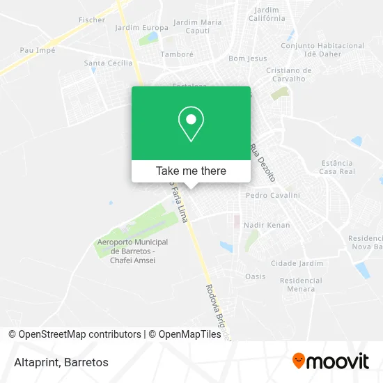 Altaprint map