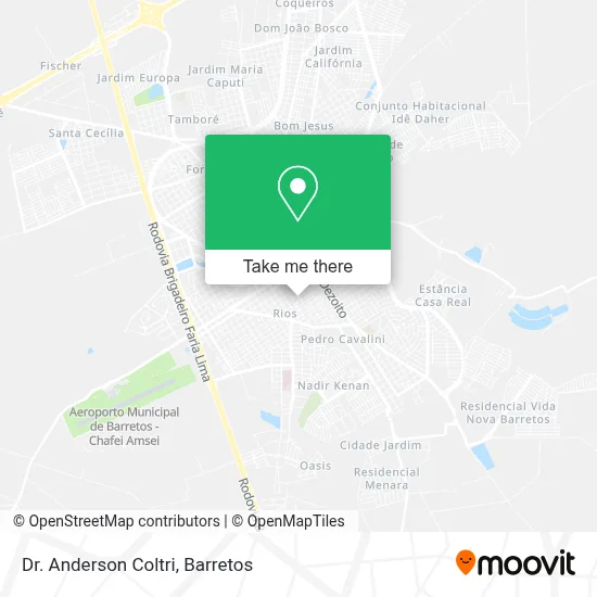 Dr. Anderson Coltri map