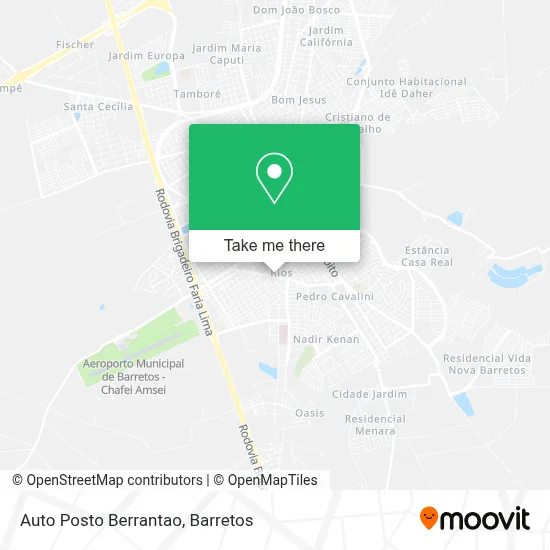Auto Posto Berrantao map