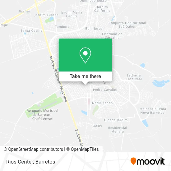Rios Center map
