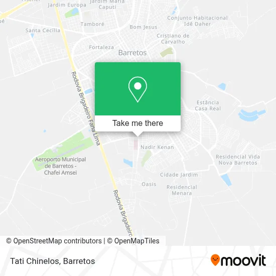 Tati Chinelos map