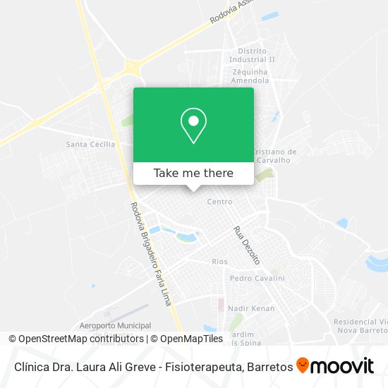 Clínica Dra. Laura Ali Greve - Fisioterapeuta map