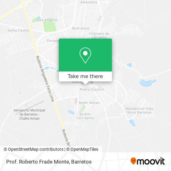 Prof. Roberto Frade Monte map