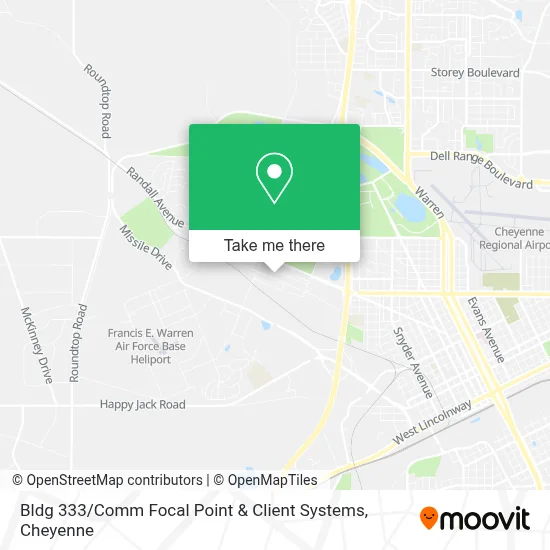 Bldg 333 / Comm Focal Point & Client Systems map